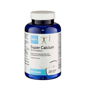 ATOMA SUPER CALCIUM 650MG WITH VIT D 400IU - 120 CAPLETS