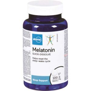 ATOMA MELATONIN 3MG - 100 TABLETS