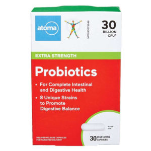 ATOMA PROBIOTIC 30 BILLION CFU EXTRA-STRENGTH - 30 CAPSULES