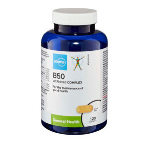 ATOMA VITAMIN B50 COMPLEX - 120 TABLETS