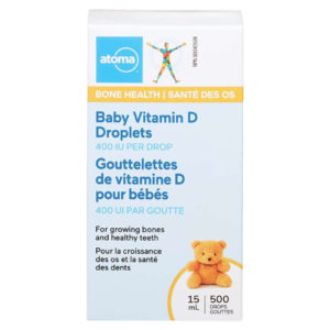 ATOMA VITAMIN D3 DROPS 400IU - 15 MLS