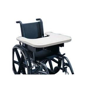 SLIDE-ON ADJUSTABLE LAP TRAY, FITS WHEELCHAIRS 16IN TO 20IN
