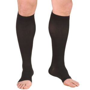 Knee High Open Toe Stockings / Unisex (20-30 MMHG)