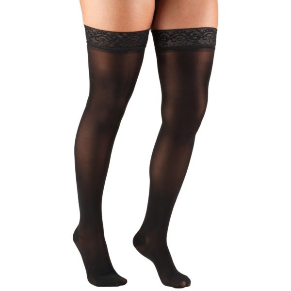 Thigh High Closed Toe Stockings / Ladies' Sheer