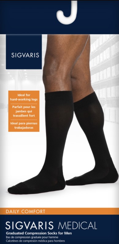 Sigvaris Men's Motion Comfort Knee High 20-30mmHg
