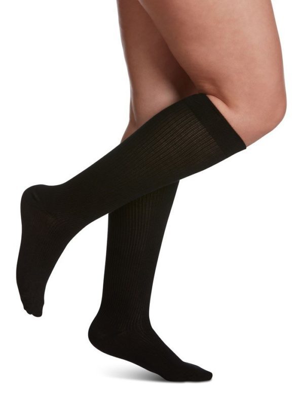 Sigvaris Women's Casual Cotton Knee High Socks 15-20mmHg