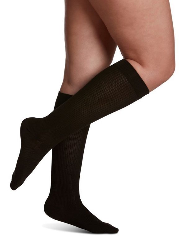 Sigvaris Women's Casual Cotton Knee High Socks 15-20mmHg