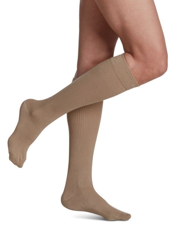 Sigvaris Women's Casual Cotton Knee High Socks 15-20mmHg