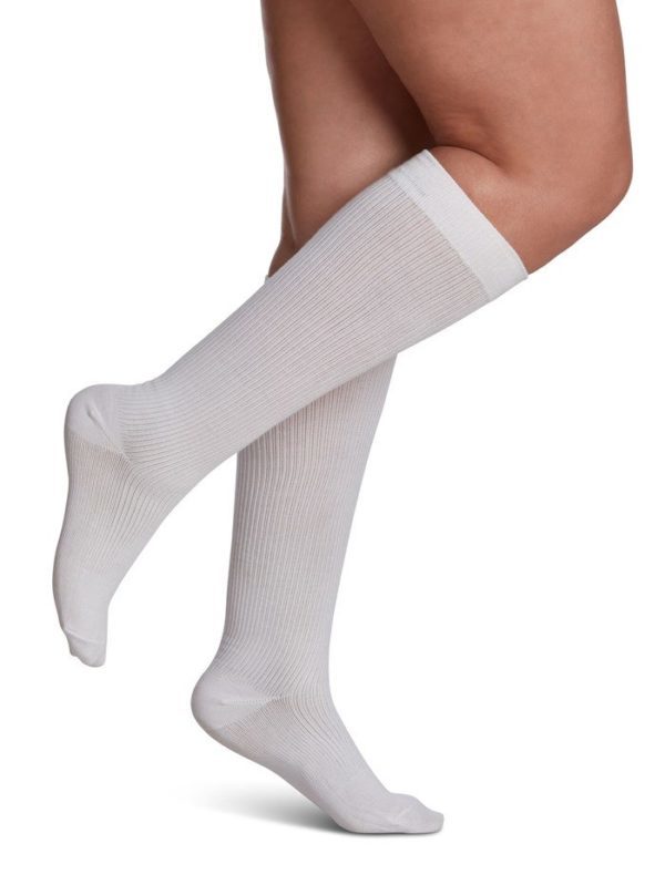 Sigvaris Women's Casual Cotton Knee High Socks 15-20mmHg