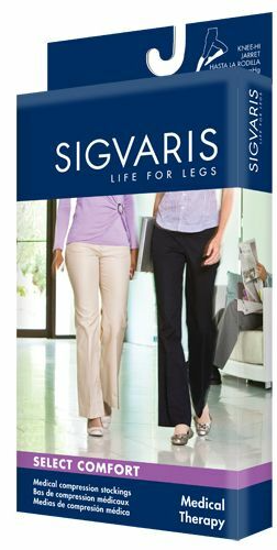Sigvaris Select Comfort Women's Knee High W/Grip Band 20-30mmHg (Open Toe)