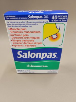 SALONPAS PAIN RELIEVING PATCHES