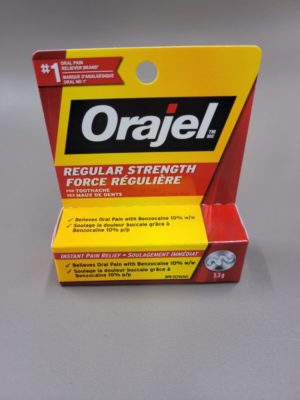 ORAGEL REGULAR STRENGTH BENZOCAINE 10%